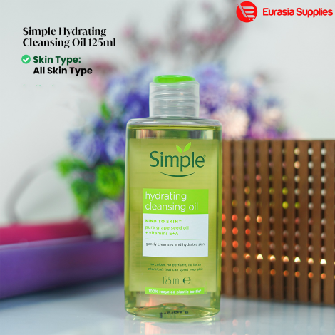 Simple Hydrating Cleansing Oil 125Ml 1 Simple Hydrating Cleansing Oil 125ml