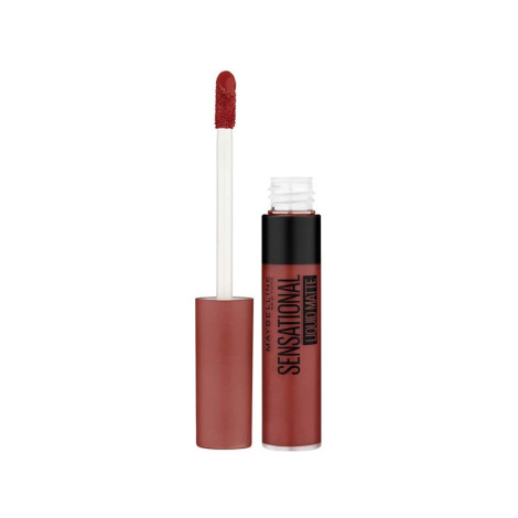 Maybelline New York Sensational Liquid Matte Lipstick - 17 Stop On Red 1 Maybelline 17 Stop On Red Liquid Matte Lipstick