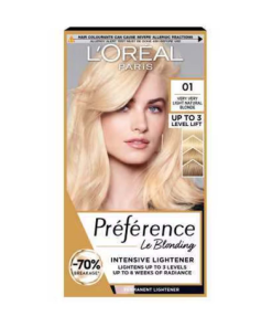 Loreal Hair Color Preference - 01 Very Very Light Natural Blonde