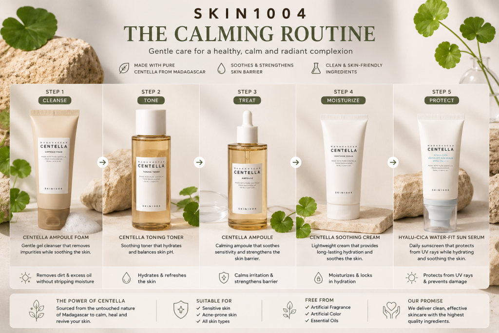 Skin1004 Products Bangladesh: কেন এই Korean Skincare Brand এত Popular? 4 Skin1004 ampoule toner cleanser sunscreen Bangladesh