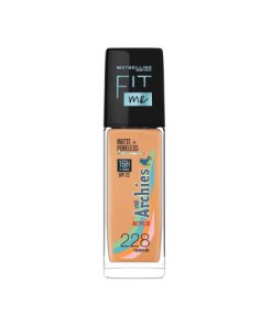Maybelline Fit Me Matte Poreless 16H Oil Control Foundation The Archies Collection 228 Soft Tan bottle