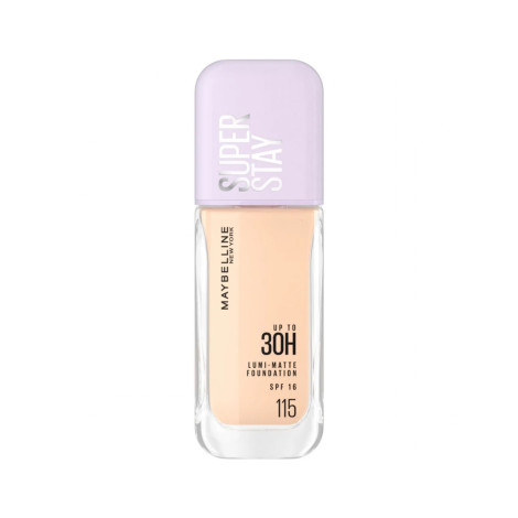 Maybelline Super Stay 30H Lumi-Matte Foundation - 115 1 Maybelline Super Stay Lumi-Matte Foundation 115