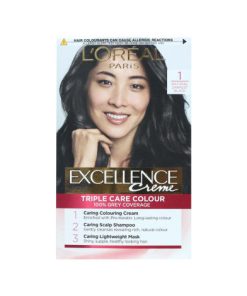 Loreal Hair Colour Excellence - 1 Natural Darkest Black