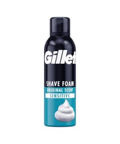 Gillette Original Scent Sensitive Shave Foam Scented 200ml
