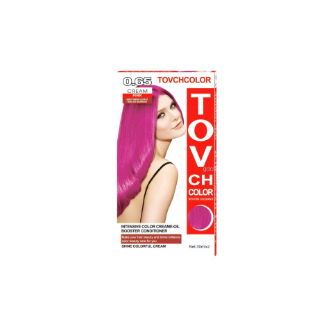 Tovch Hair Color 30Ml*2 - 0.65 Pink 1 Tovch Hair color 30ml*2 - 0.65 Pink