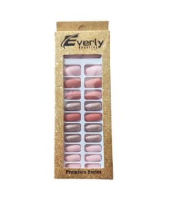 Everly Natural Fake Nails 24pcs - H205