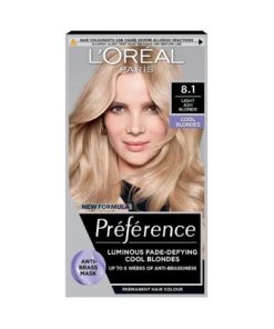 Loreal Hair Color Preference - 8.1 Light Ash Blonde