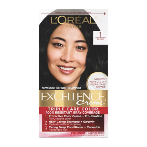 Loreal Hair Colour Excellence - 1 Black 1 Loreal Hair Colour Excellence - 1 Black
