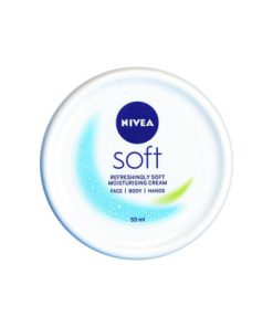 Nivea Refreshingly Soft Moisturizing Face Body Hands Cream 50ml