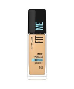 Maybelline Fit Me Matte Poreless 16H Oil Control Foundation 128 Warm Nude bottle