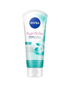 Nivea Bright Oil Clear 5 in 1 Micro Bubbles Deep Clean Foam 100ml