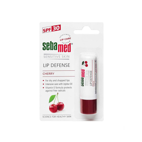 Seba Med Lip Defense Cherry Lip Balm 4.8G 1 Seba Med Lip Defense Cherry Lip Balm 4.8g