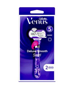 Gillette Venus Flexi Ball Deluxe Smooth Swirl Razor 2 Blades