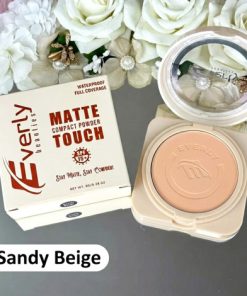 Everly Beauties Matte Touch Compact Powder - Sandy Beige