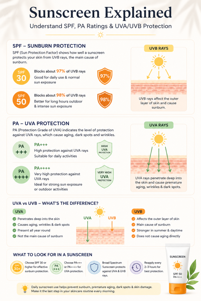 Best Sunscreen In Bangladesh: আপনার Skin Type অনুযায়ী সঠিক Sunscreen কীভাবে Choose করবেন 3 SPF 50 and PA++++ sunscreen meaning in Bangladesh