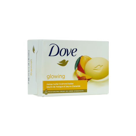 Dove Glowing Mango Butter &Amp; Almond Butter Beauty Cream Bar 106G 1 Dove Glowing Mango Butter & Almond Butter Beauty Cream Bar 106g