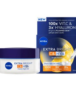 Nivea Extra Bright C and Hya Vitamin Night Gel 50ml