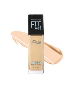 Maybelline Fit Me Matte Poreless Foundation 120 Sun Beige bottle