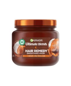 Garnier Ultimate Blends Coconut Oil & Cocoa Butter Hair Remedy Smoothing Mask 340ml
