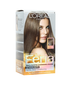 Loreal Feria Multi Faceted Shimmering Hair Color - 50 Medium Brown