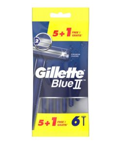 Gillette Blue 2 Disposable 5 units + 1 free Razor
