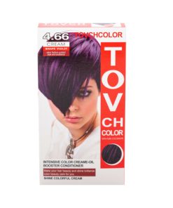Tovch Hair color - 4.66 Grape Violet