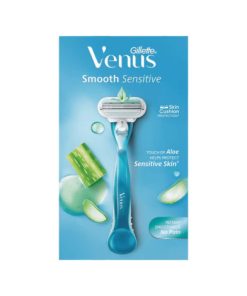 Gillette Venus Smooth Sensitive With Aloe Hair Removal Razor for Women