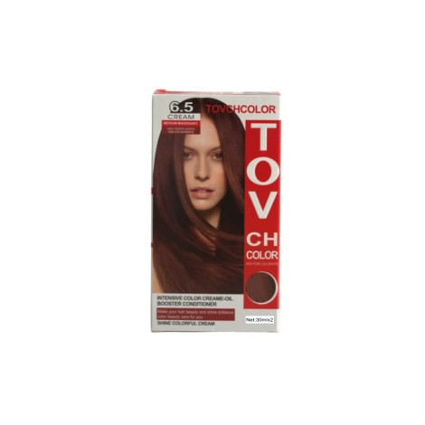 Tovch Hair Color 30Ml*2 - 6.5 Medium Rich Mahogany 1 Tovch Hair color 30ml*2 - 6.5 Medium Rich Mahogany