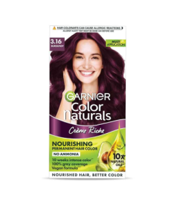 Garnier Color Naturals Creme Riche Nourishing Permanent Hair Color - 3.16 Burgundy 70ml+60g