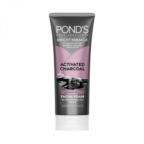 Pond'S Bright Miracle Ultimate Detox Activated Charcoal Facial Foam 90G 1 Pond's Bright Miracle Ultimate Detox Activated Charcoal Facial Foam 90g