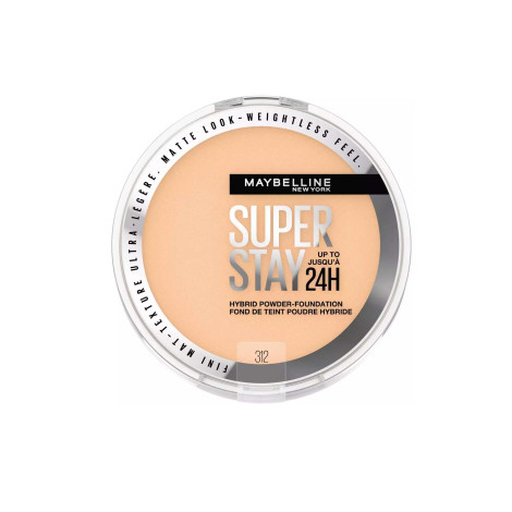 Maybelline Super Stay Matte 24Hr Hybrid Pressed Powder Foundation - 312 1 Maybelline Super Stay Matte 24HR Hybrid Pressed Powder Foundation 312 compact
