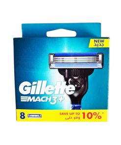 Gillette Mach3+ Razor Blade - 8 Cartridges