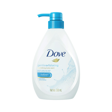 Dove Gentle Exfoliating Nourishing Body Wash 550Ml 1 Dove Gentle Exfoliating Nourishing Body Wash 550ml