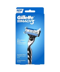 Gillette Mach3 Smoothest Most Comfortable 3 Bladed Razor