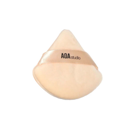 Aoa Studio Velvet Puffs Makeup Sponge 2 AOA Studio Velvet Puffs Makeup Sponge - Off White