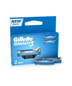 Gillette Mach3 Shaving Razor Cartridges 2 pcs