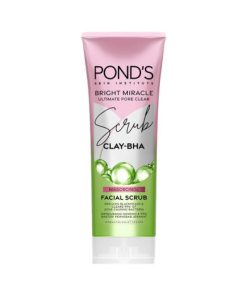 Pond's Bright Ultimate Miracle Pore Clear Clay Bha Facial Scrub 100g