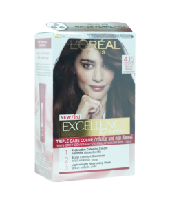 L'Oreal Excellence Frosted Brown Hair Colour Cream-4.15