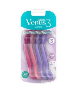 Gillette Venus3 Colours 4pcs Razor