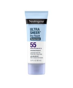Neutrogena Ultra Sheer Dry-Touch Sunscreen SPF55 88ml tube front shot