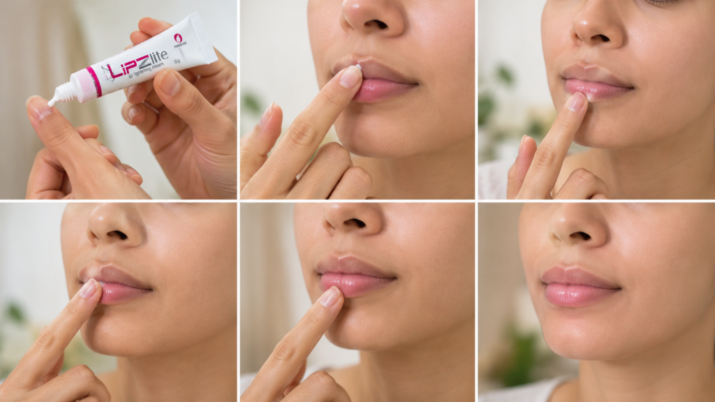Lip Care Application Tutorial Grid