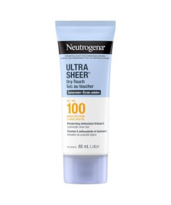 Neutrogena Ultra Sheer Dry-Touch Sunscreen Lotion SPF 100 88ml tube front packaging shot