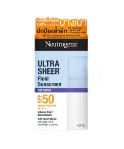 Neutrogena Ultra Sheer Fluid Sunscreen SPF 50 PA++++ 40ml bottle front shot
