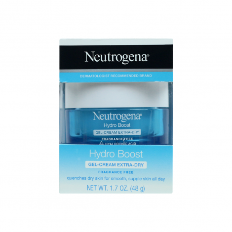 Neutrogena Hydro Boost With Hyaluronic Acid For Extra Dry Skin Gel Cream 48G 1 Neutrogena Hydro Boost With Hyaluronic Acid For Extra Dry Skin Gel Cream 48g jar packaging