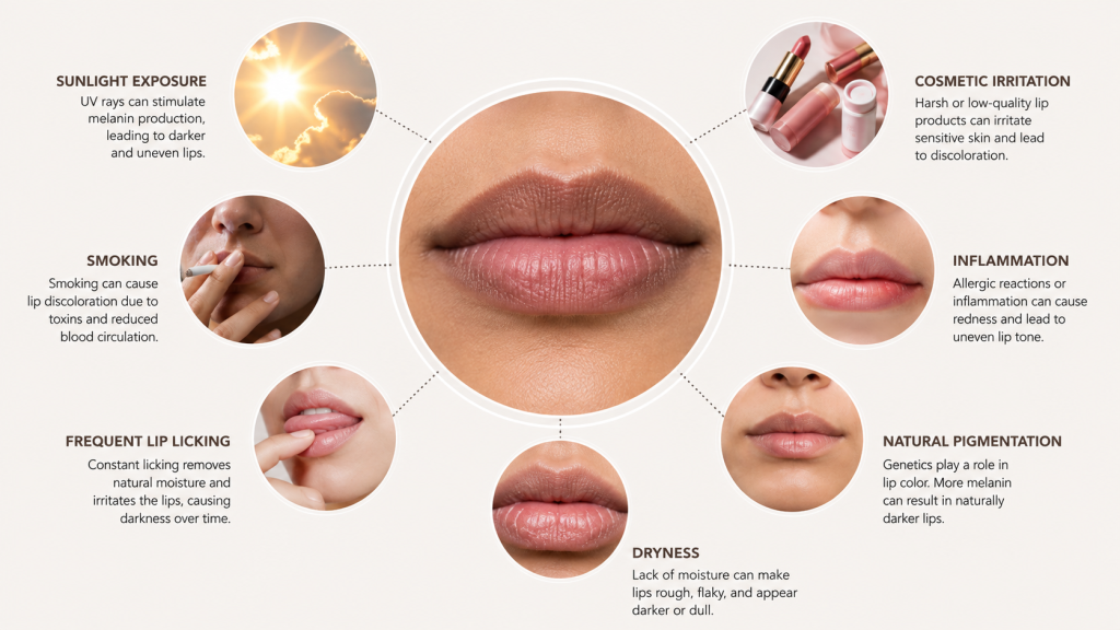 Understanding Lip Discoloration Causes