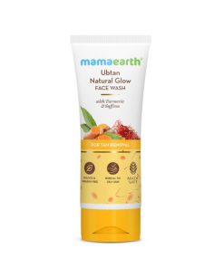 Mamaearth Ubtan Face Wash with Turmeric and Saffron for Tan Removal 100ml