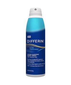 Differin 2% Salicylic Acid Acne Clearing Body Spray 170g bottle