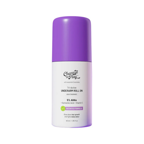 Chemist At Play 5% Aha Tri Active Underarm Roll On 40Ml 1 Chemist at Play 5% AHA Tri Active Underarm Roll On 40ml