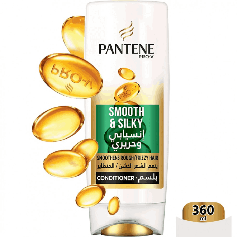 Pantene Pro-V Smooth &Amp; Silky Conditioner 360Ml 1 Pantene Pro-V Smooth & Silky Conditioner 360ml