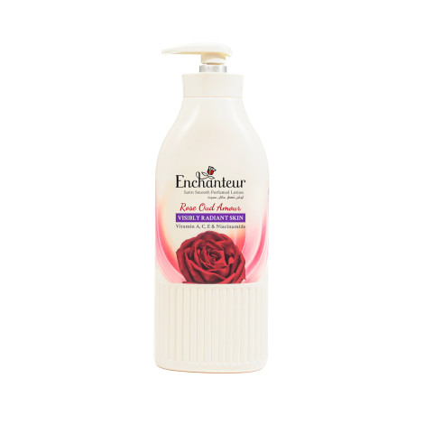 Enchanteur Rose Oud Amour Satin Smooth Perfumed Lotion 400Ml 1 Enchanteur Rose Oud Amour Satin Smooth Perfumed Lotion 400ml pump bottle